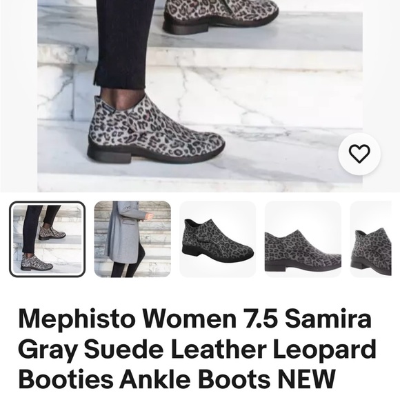 Mephisto Shamira Ankle Bootie size 8. - Picture 6 of 13